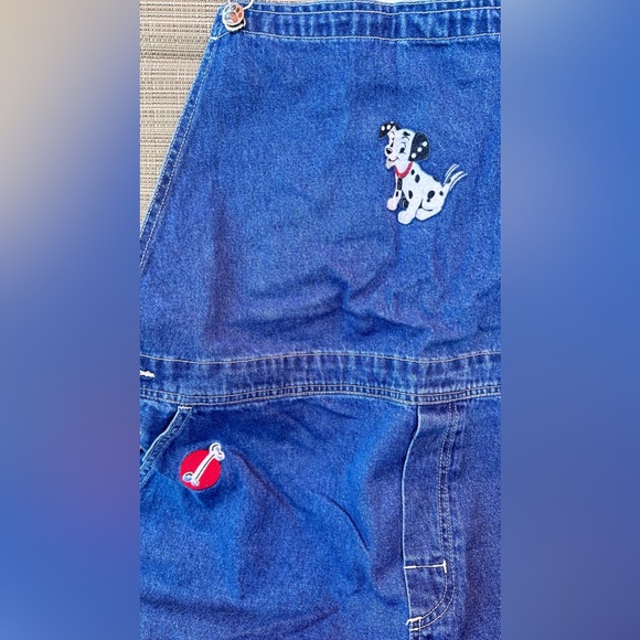 Vintage Disney store, blue jean overalls 101 Dalmatians - Picture 4 of 5